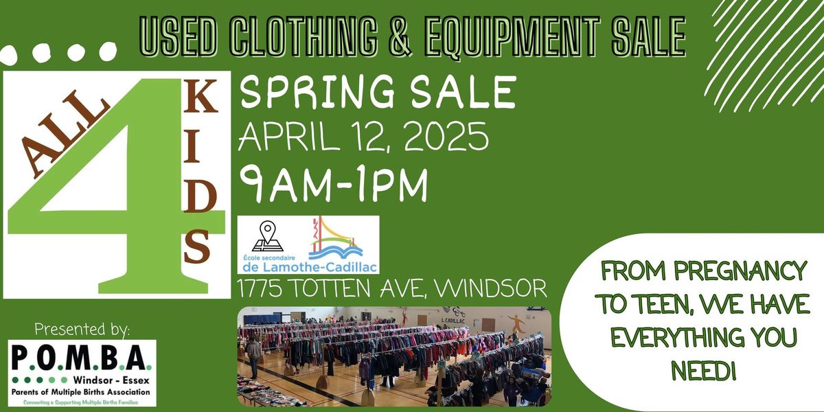 2025 All4Kids Spring Sale