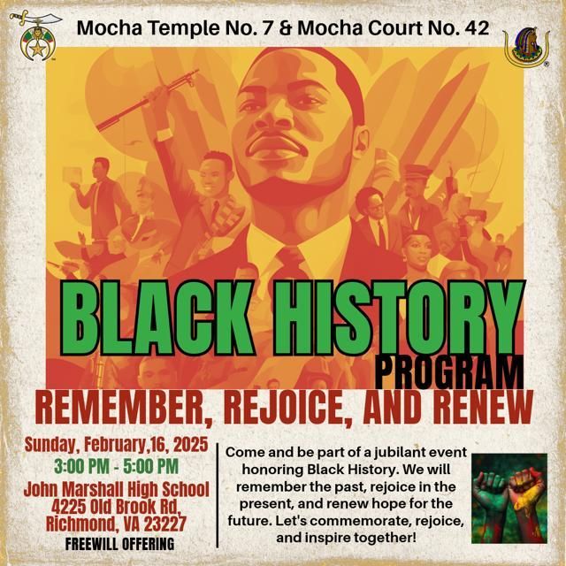 Mocha Joint Black History Program 