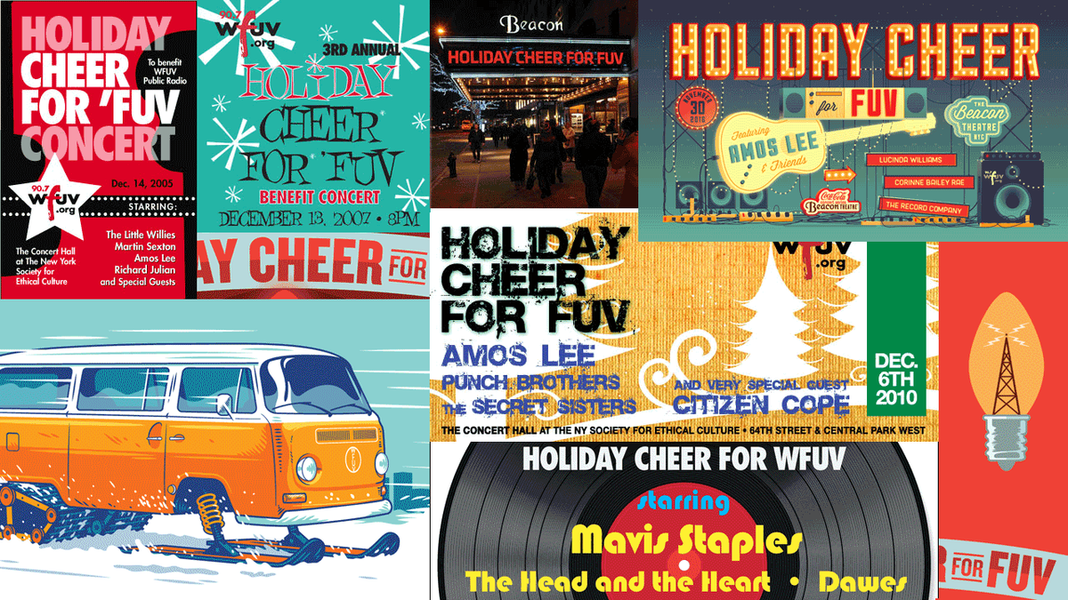 Holiday Cheer for WFUV Benefit Concert with The Head and the Heart