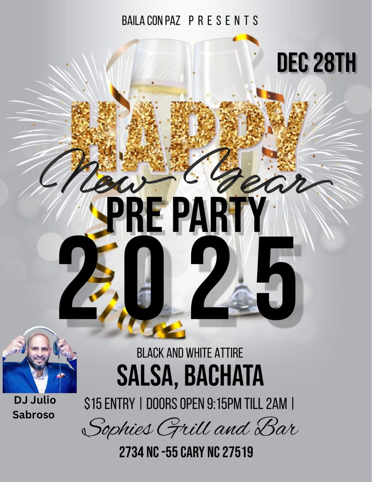 Salsa Dura at Sophie's Grill and Bar!! NY Pre Party Edition