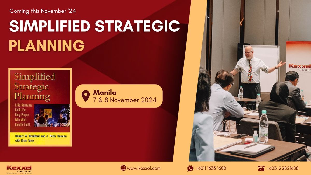 Simplified Strategic Planning - Manila