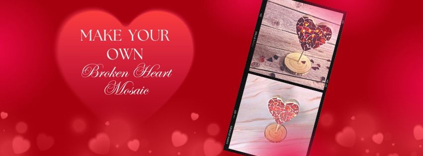 Make Your Own Broken Heart Mosaic