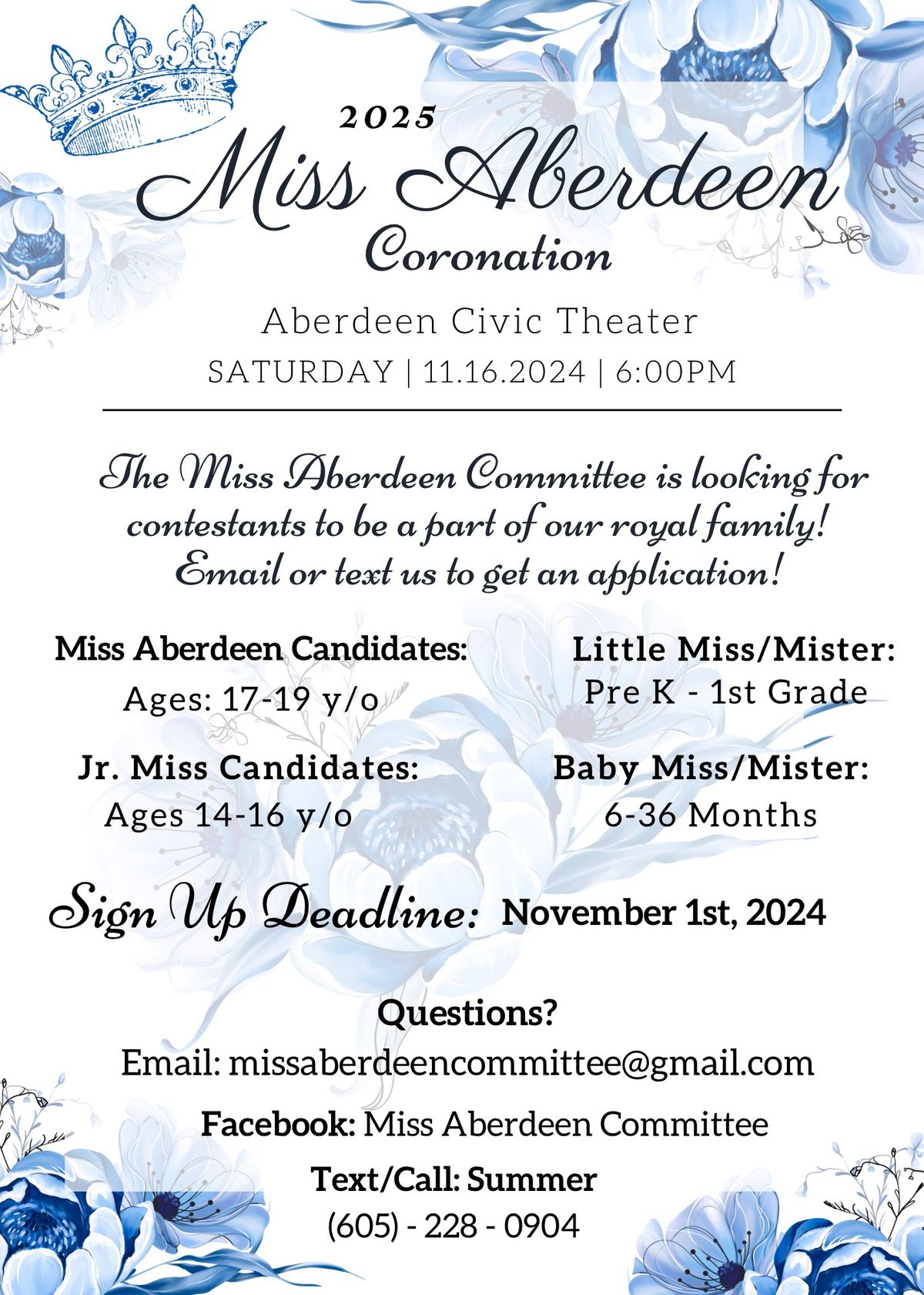 2025 Miss Aberdeen Contest