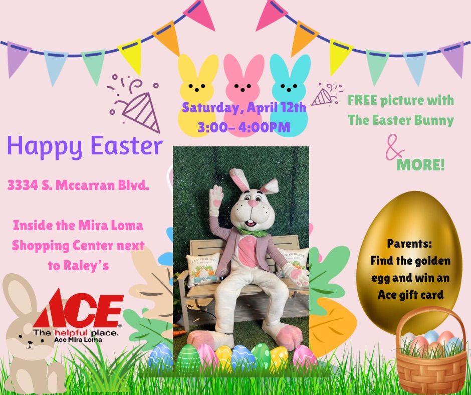 Hop Over to Mira Loma Ace & Meet the Easter Bunny