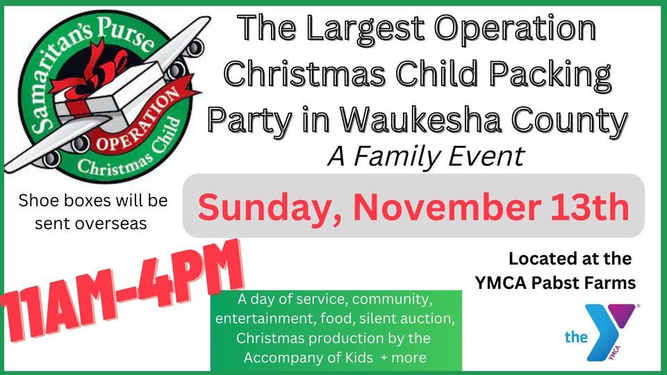 Operation Christmas Child Packing Party At The YMCA YMCA At Pabst operation-christmas-child-packing-party-at-the-ymca-ymca-at-pabst