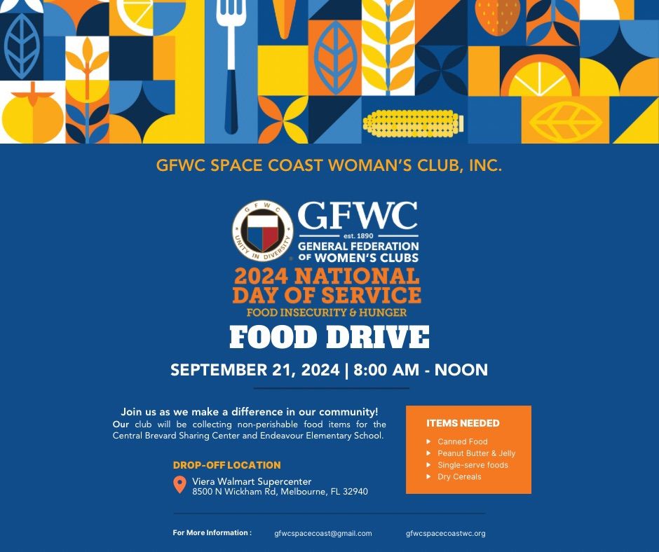 GFWC National Day of Service Food Drive