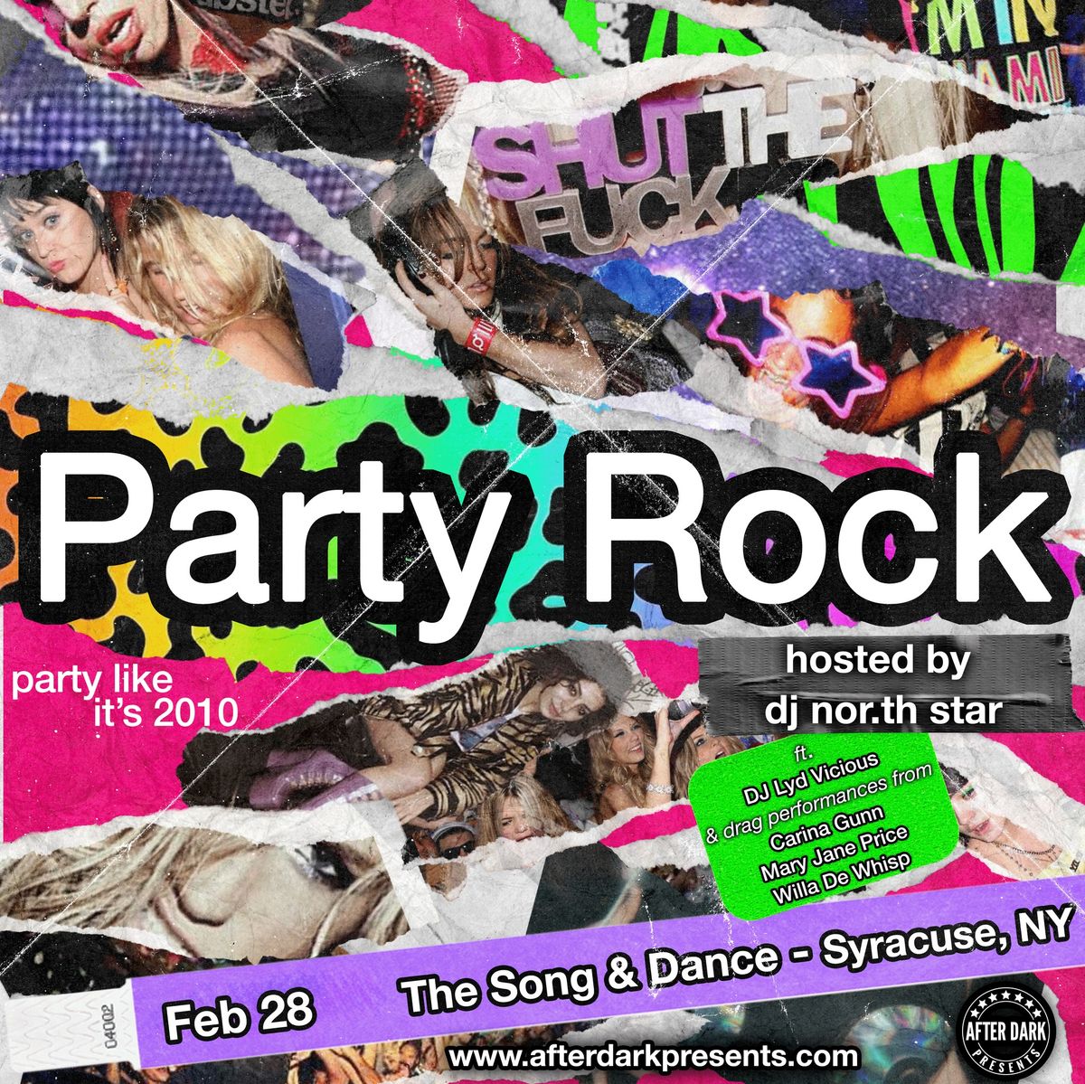 Party Rock: Party Like It's 2010 - February 28 at The Song & Dance