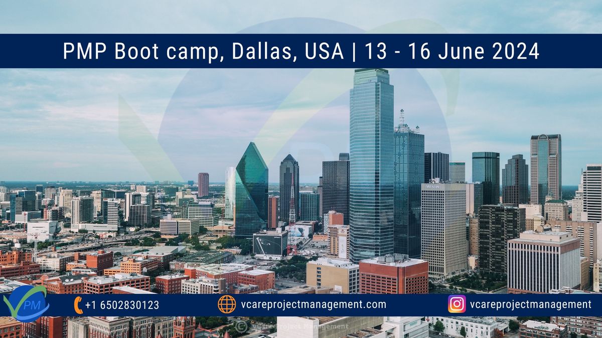 Best PMP Boot camp Dallas USA - vCare Project Management