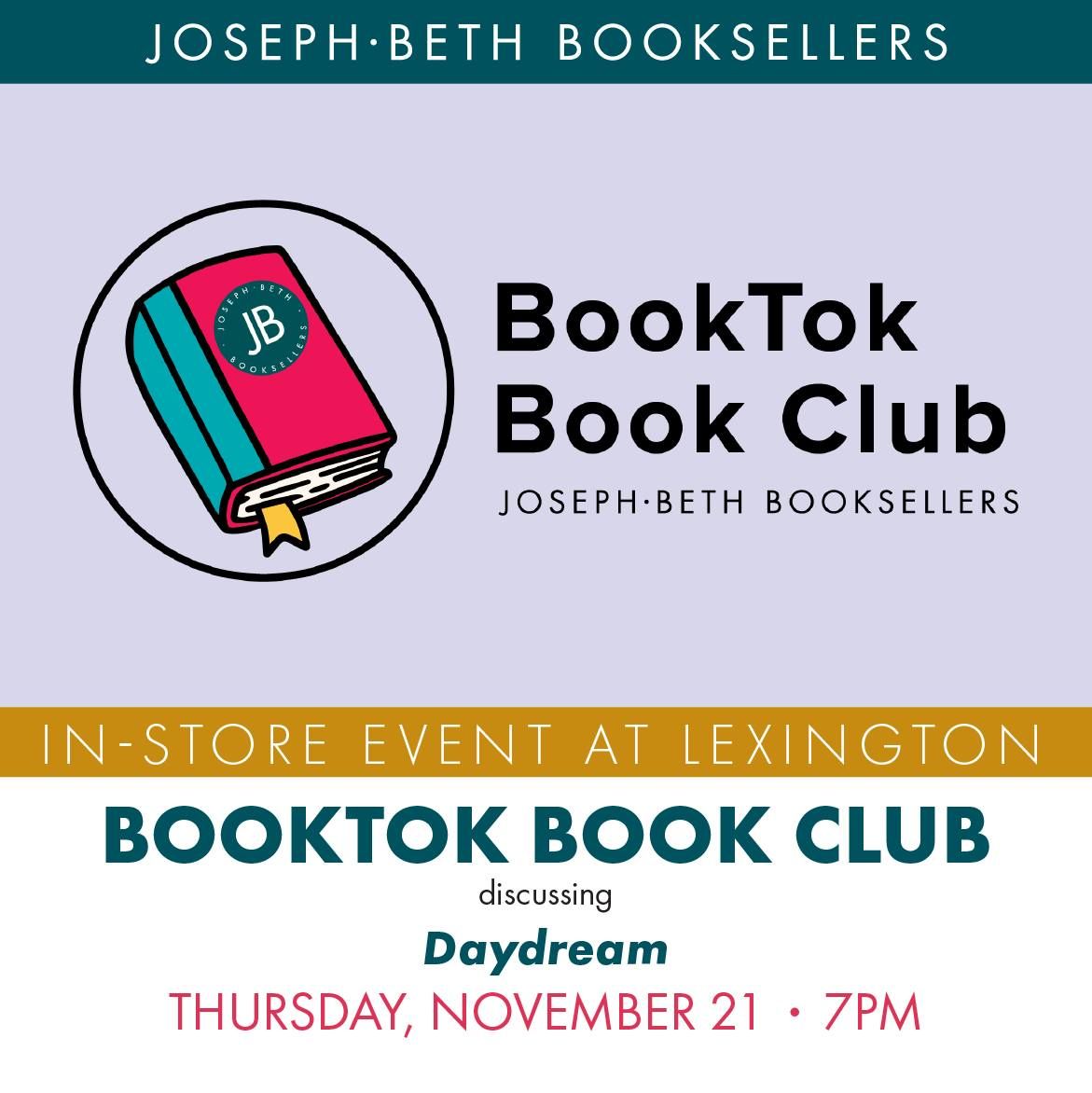 Joseph-Beth Booksellers BookTok Book Club