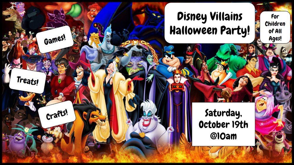 Disney Villains Halloween Party!