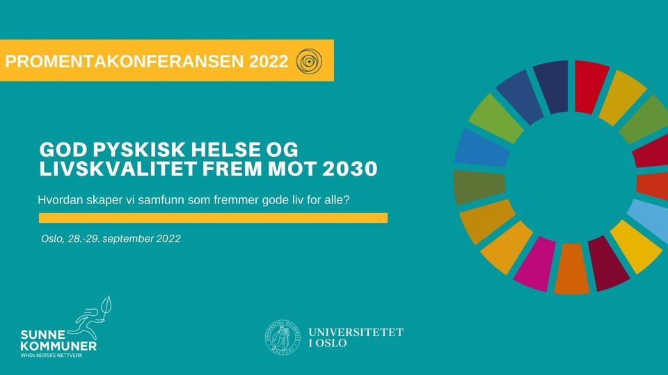 God Psykisk Helse Og Livskvalitet Frem Mot 2030 Sentralen Oslo 28 September To 29 September 