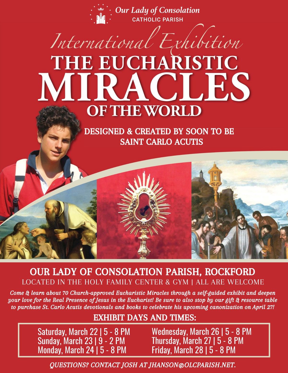 Eucharistic Miracles of the World Exhibit