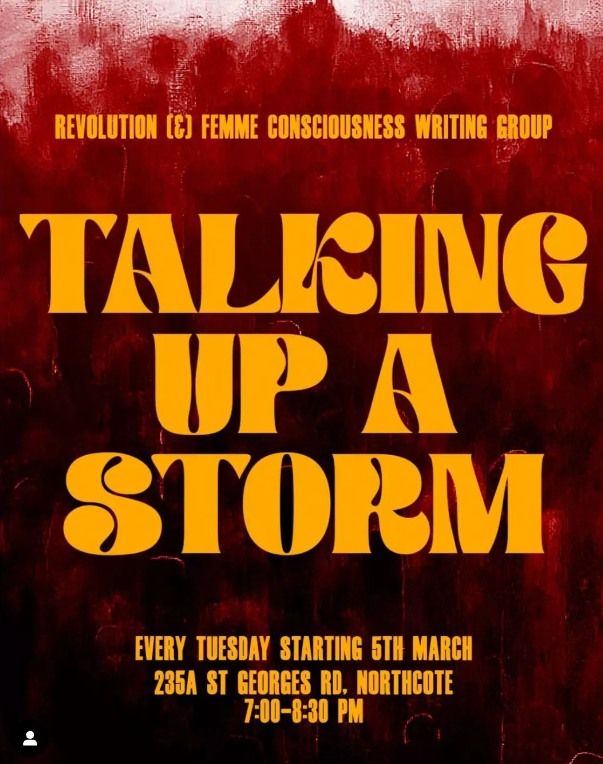 Talking up a Storm: writing workshops
