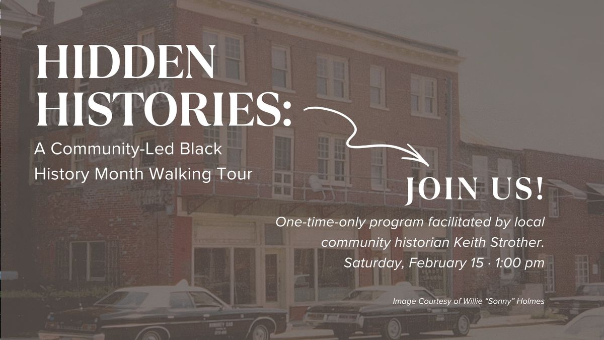 Hidden Histories: A Community-Led Black History Month Walking Tour