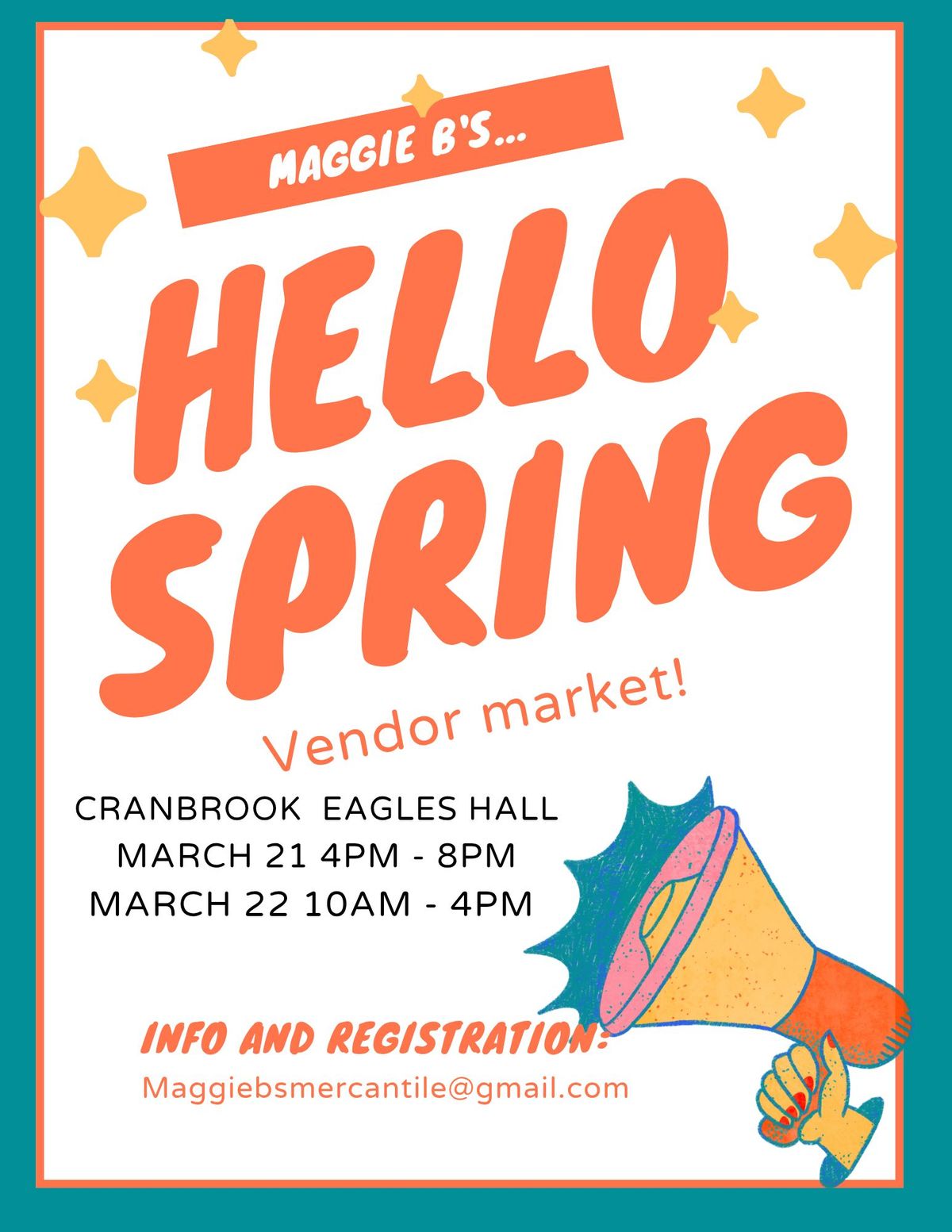 Hello Spring!! Vendor Market