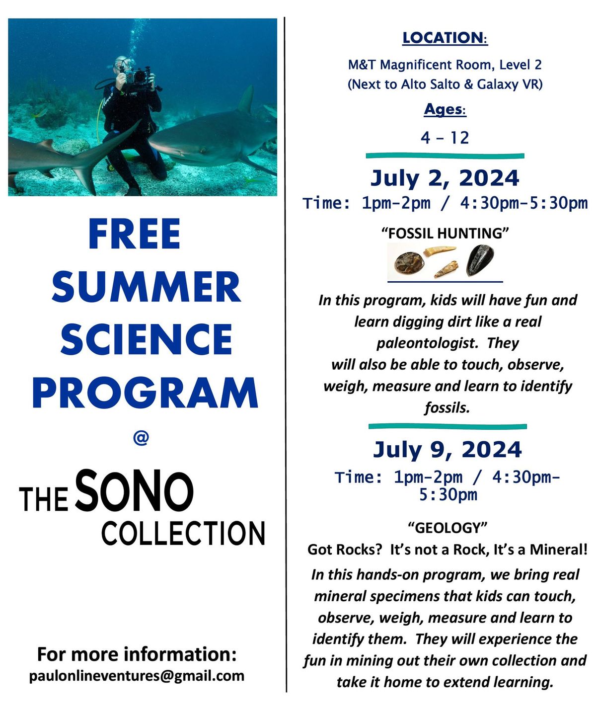 Free Science Program at The SoNo Collection!