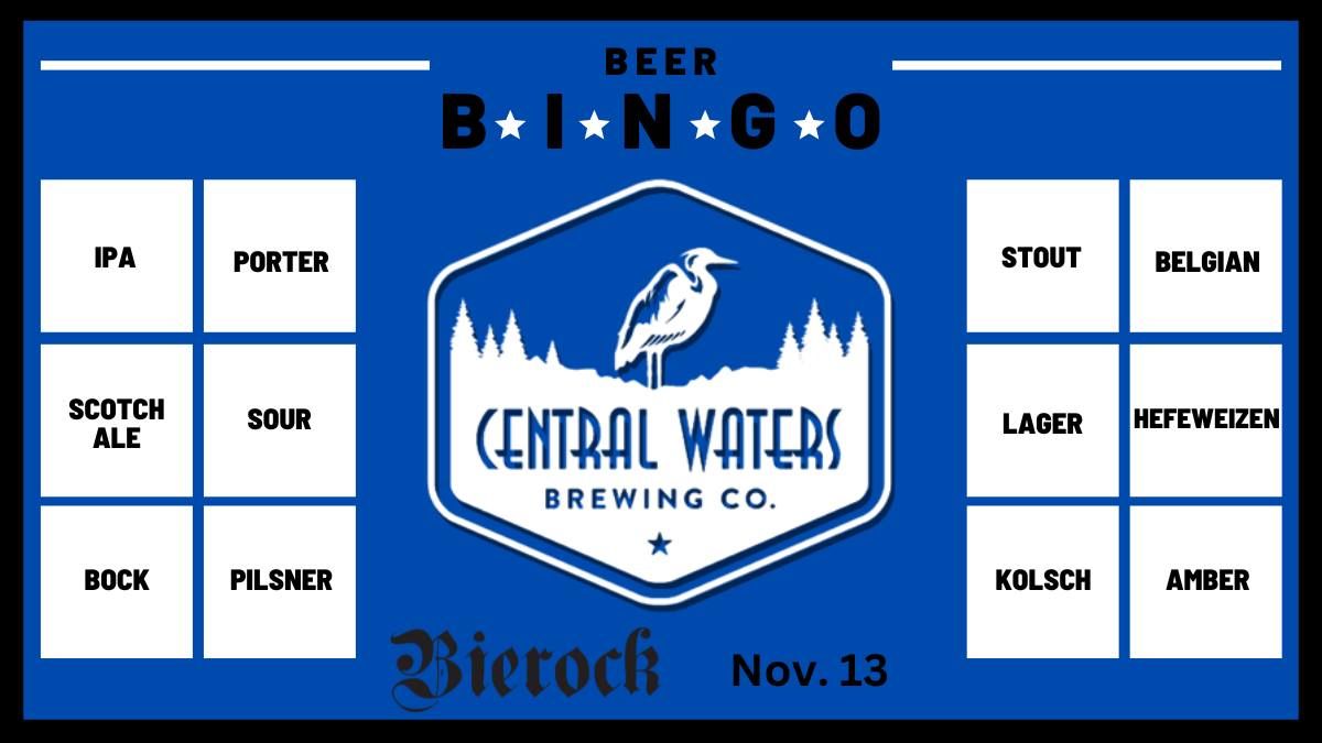 Beer Bingo with Central Waters