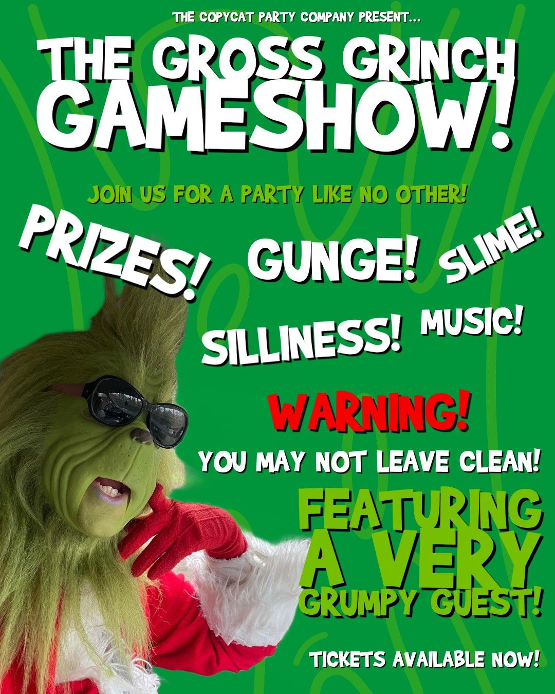 Grinch Grossest Gameshow - Christmas Event