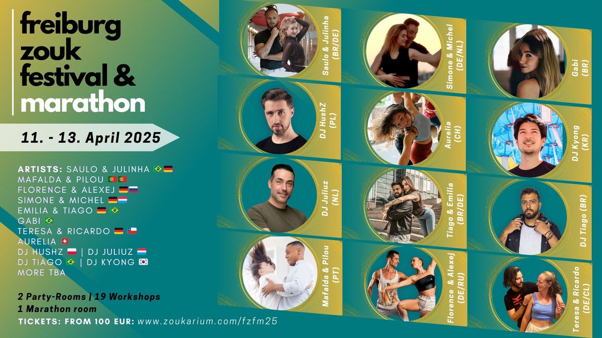 Freiburg Zouk Festival & Marathon | 11. - 13. April 2025