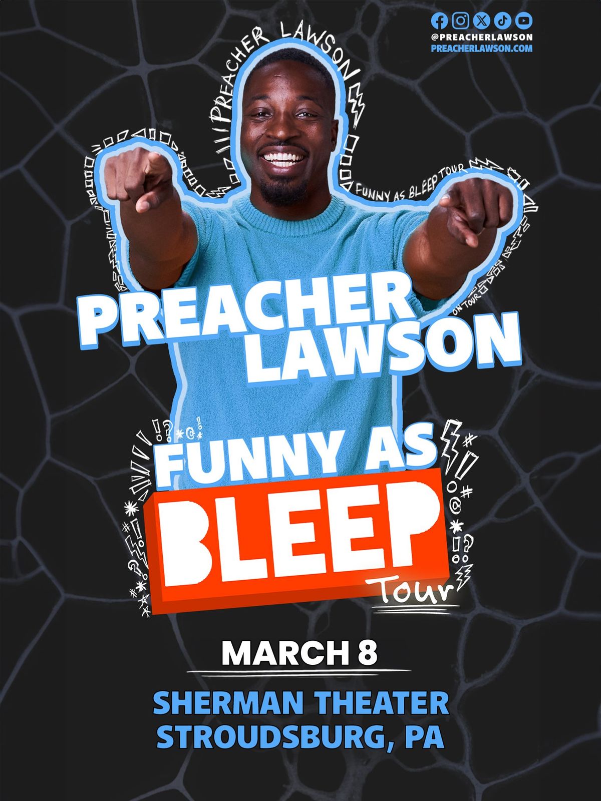 Preacher Lawson: Funny As Bleep Tour