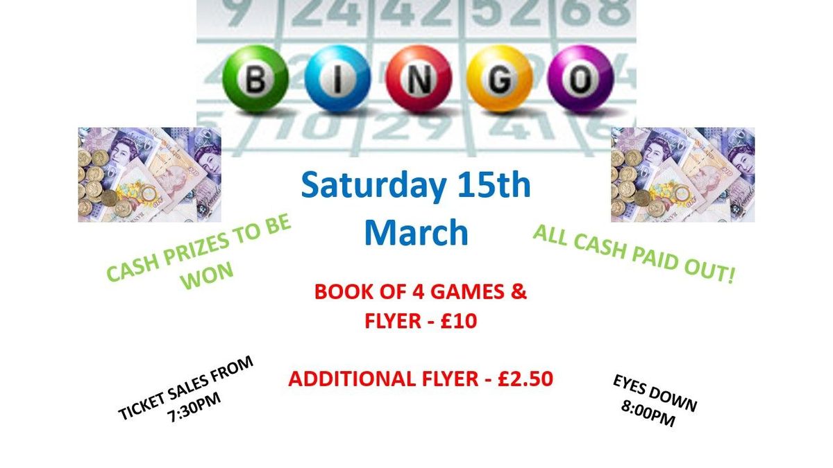 All Cash Bingo @ The New Inn