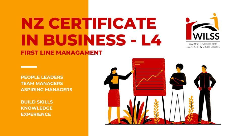 New Zealand Certificate in Business, First Line Management | 2024