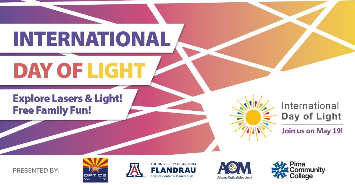 International Day of Light at Flandrau (Free 2PM and 3:30PM planetarium shows)