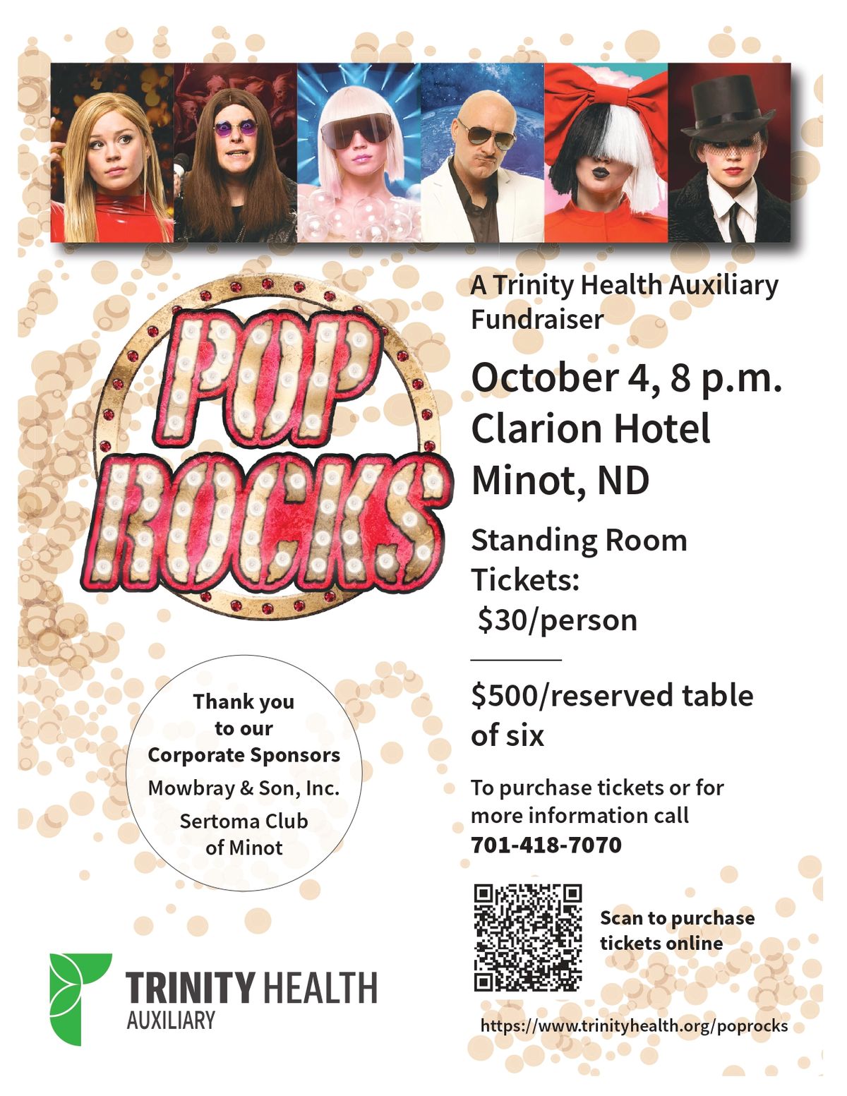 POP ROCKS A Trinity Health Auxiliary Fundraiser