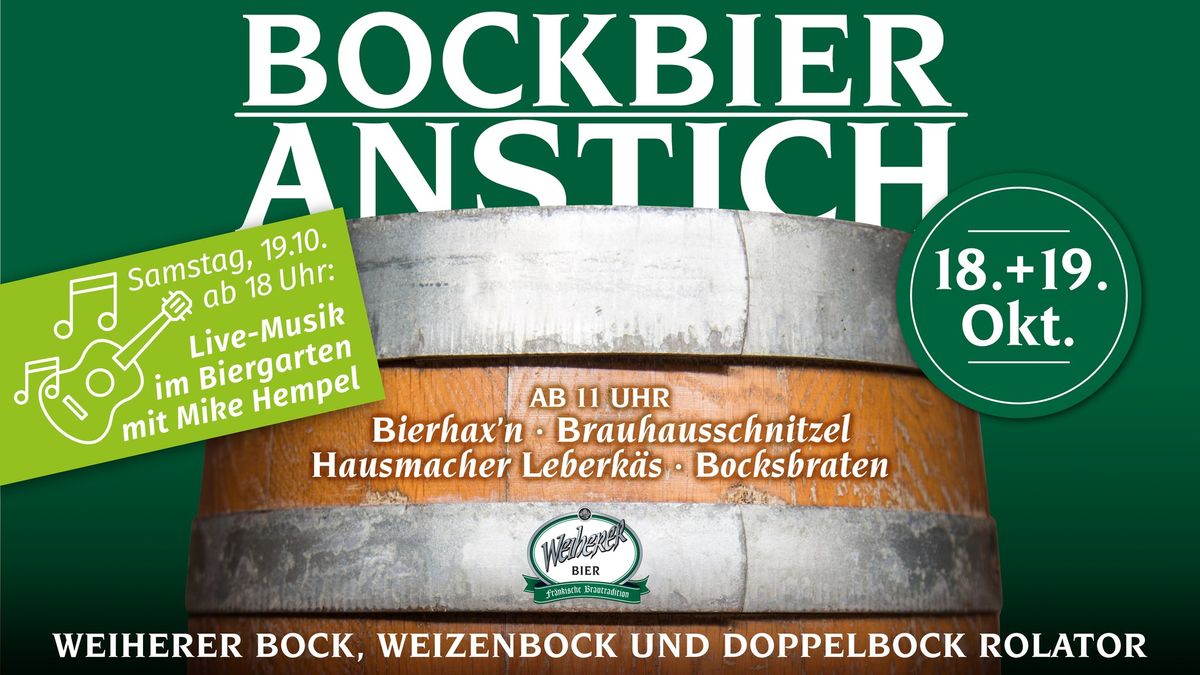 Weiherer Bockbier-Anstich