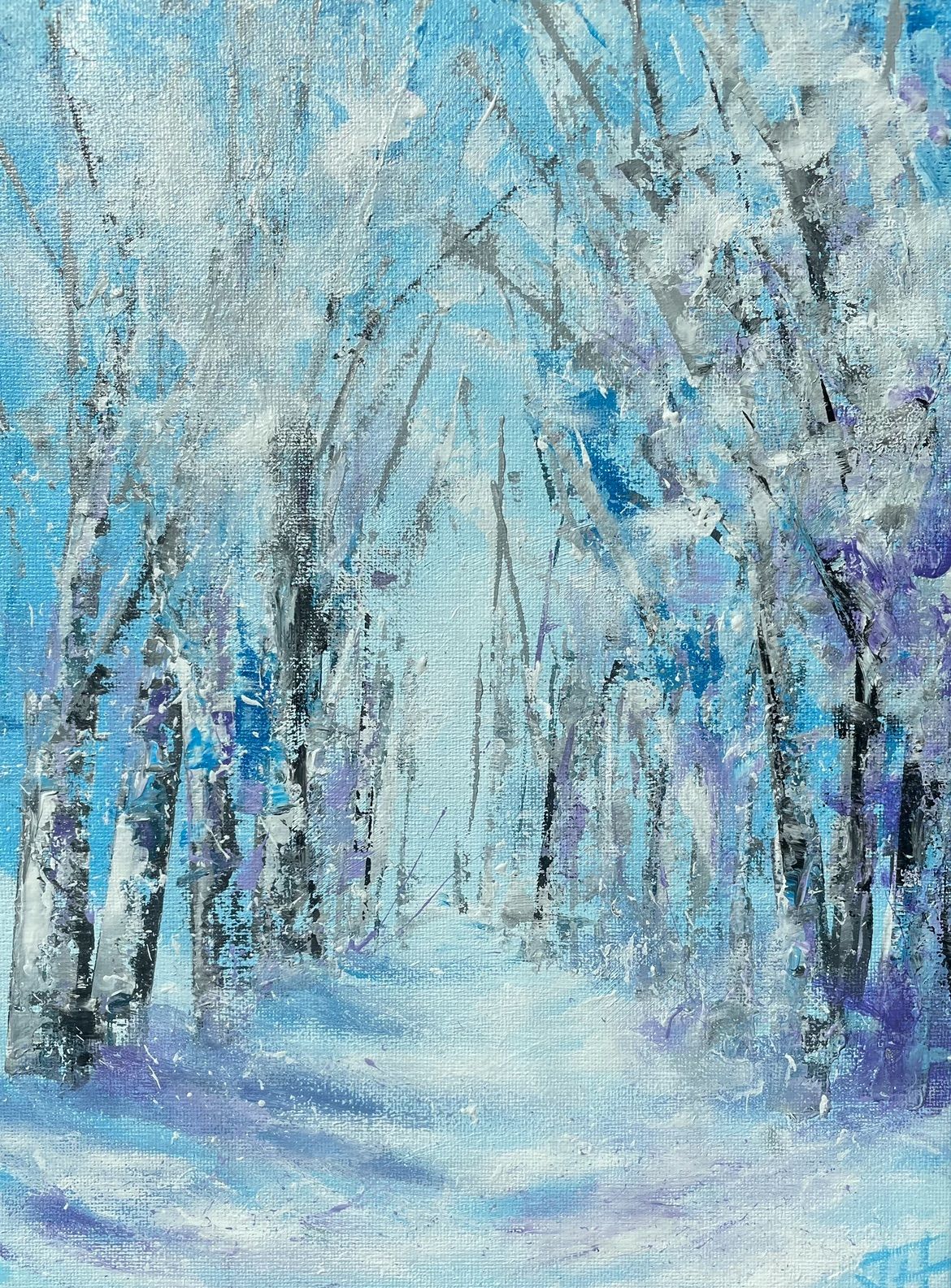 "Snowy Trees" Paint & Sip at Brother Chimp Brewery