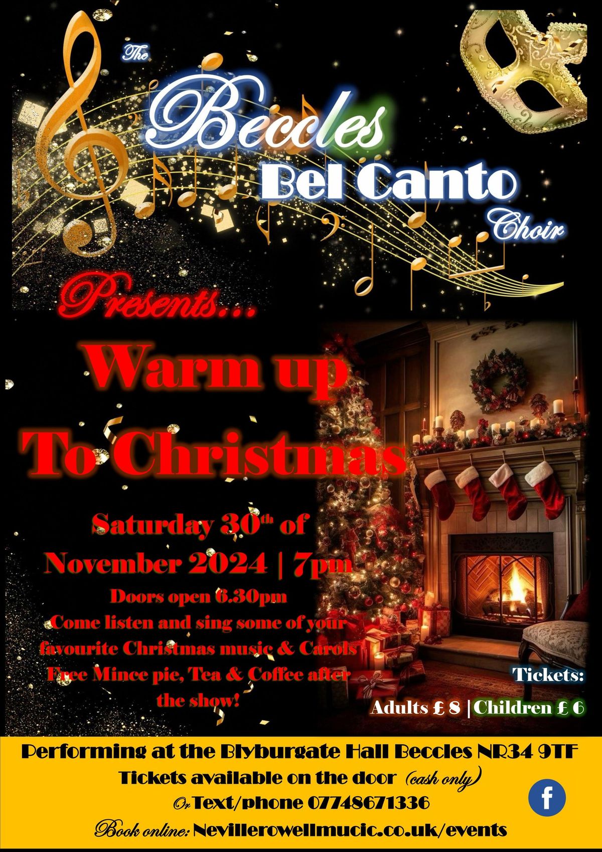 The Beccles Bel Canto Choir, Warm up to Christmas 