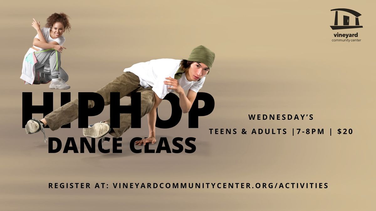 Hip Hop Dance Class (Teens & Adults)