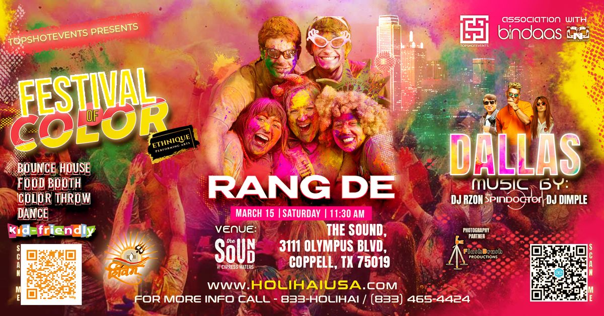 RANG DE -  MOST ELECTRIFYING HOLI COLOR FESTIVAL 2025