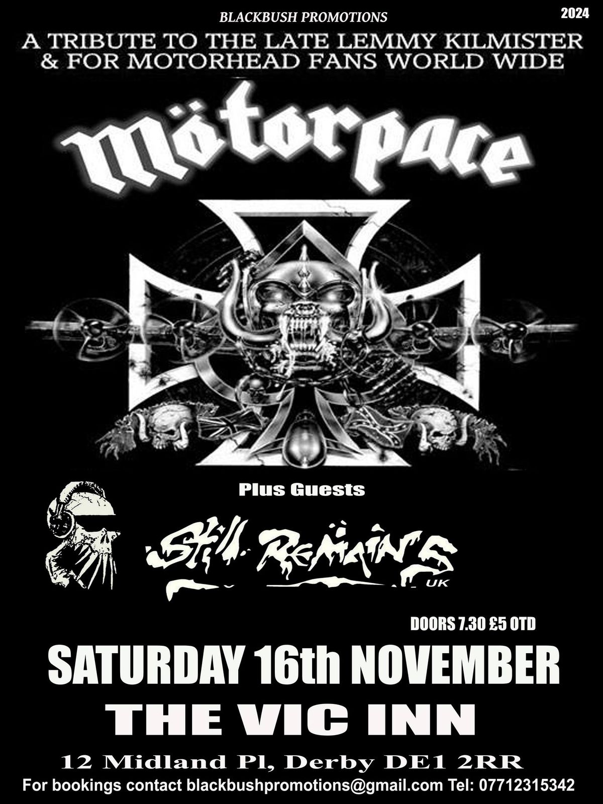 MOTORPACE STILL REMAINS @ THE VIC INN DERBY