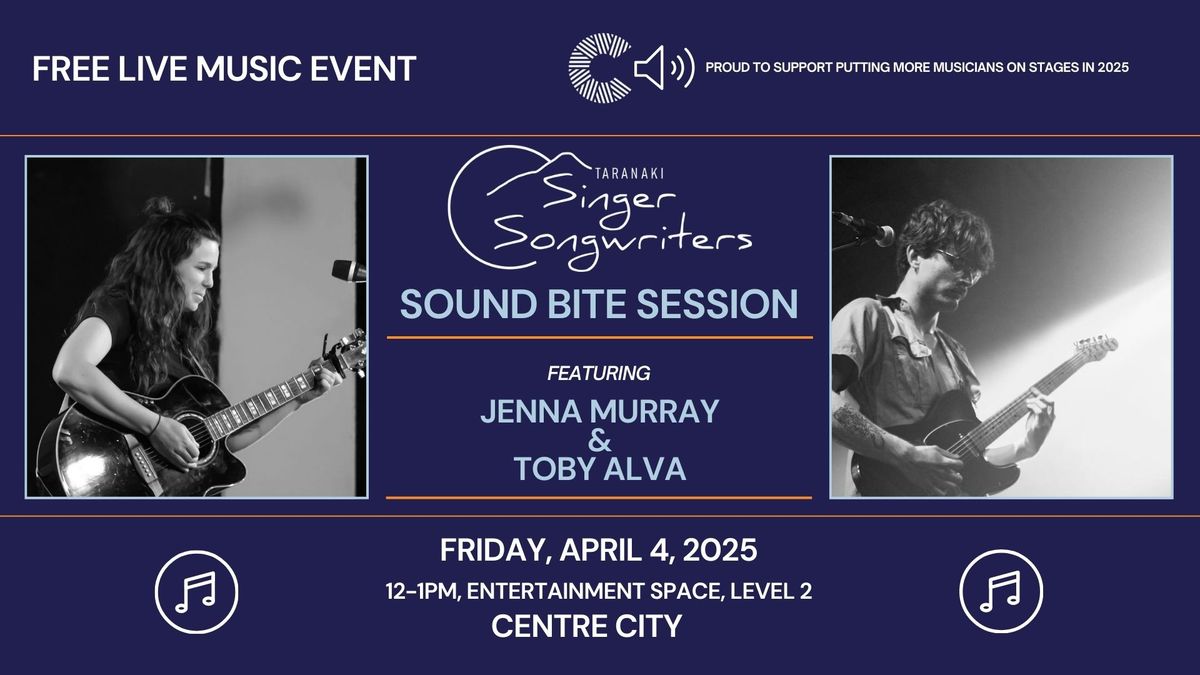 Sound Bite Sessions - Jenna Murray & Toby Alva 