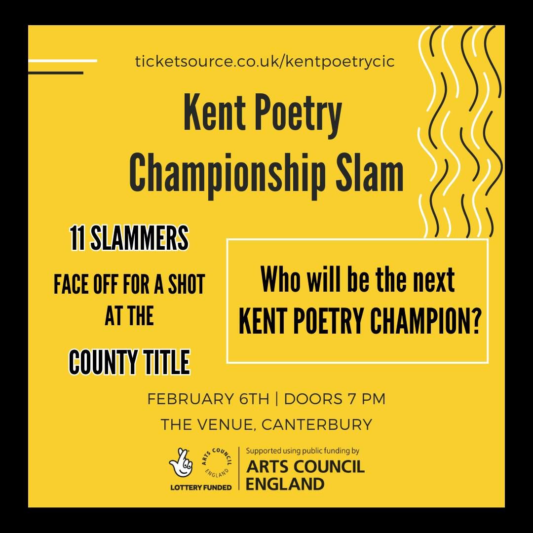 Kent Poetry Championship Slam - Canterbury