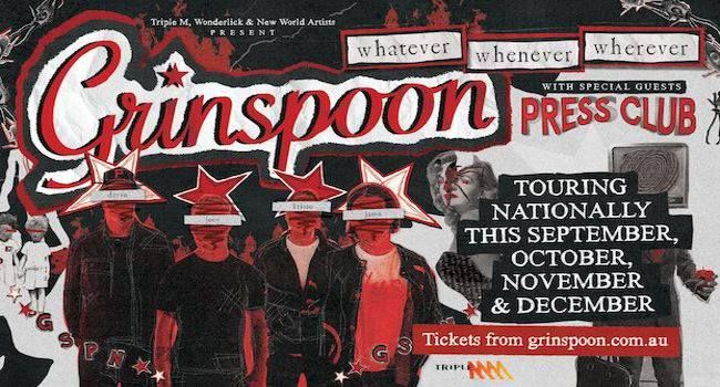 Grinspoon - 'whatever, whenever, wherever' Australian Tour