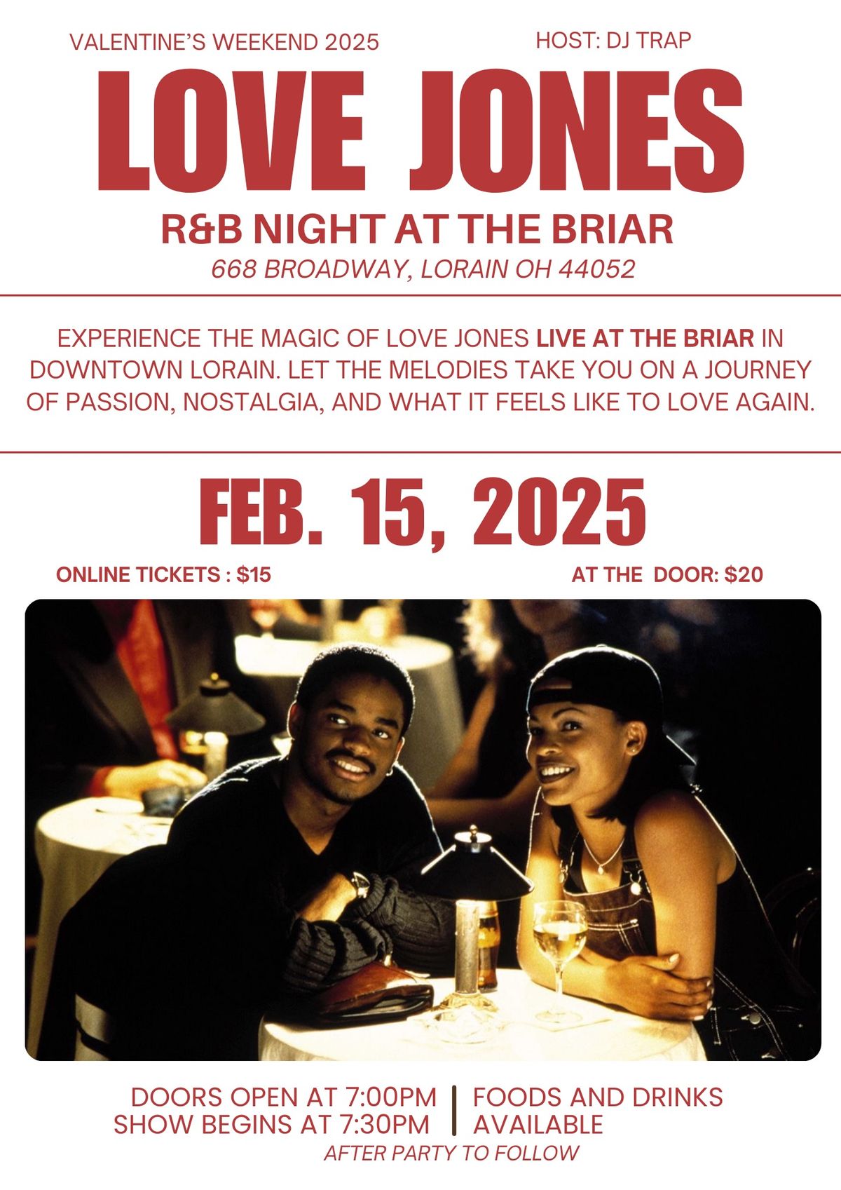 R&B Night \u201cLove Jones\u201d