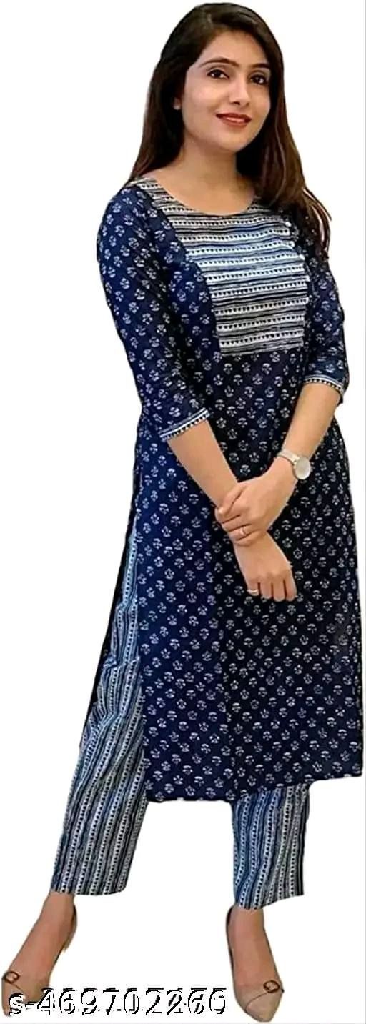 Straight kurti with pant