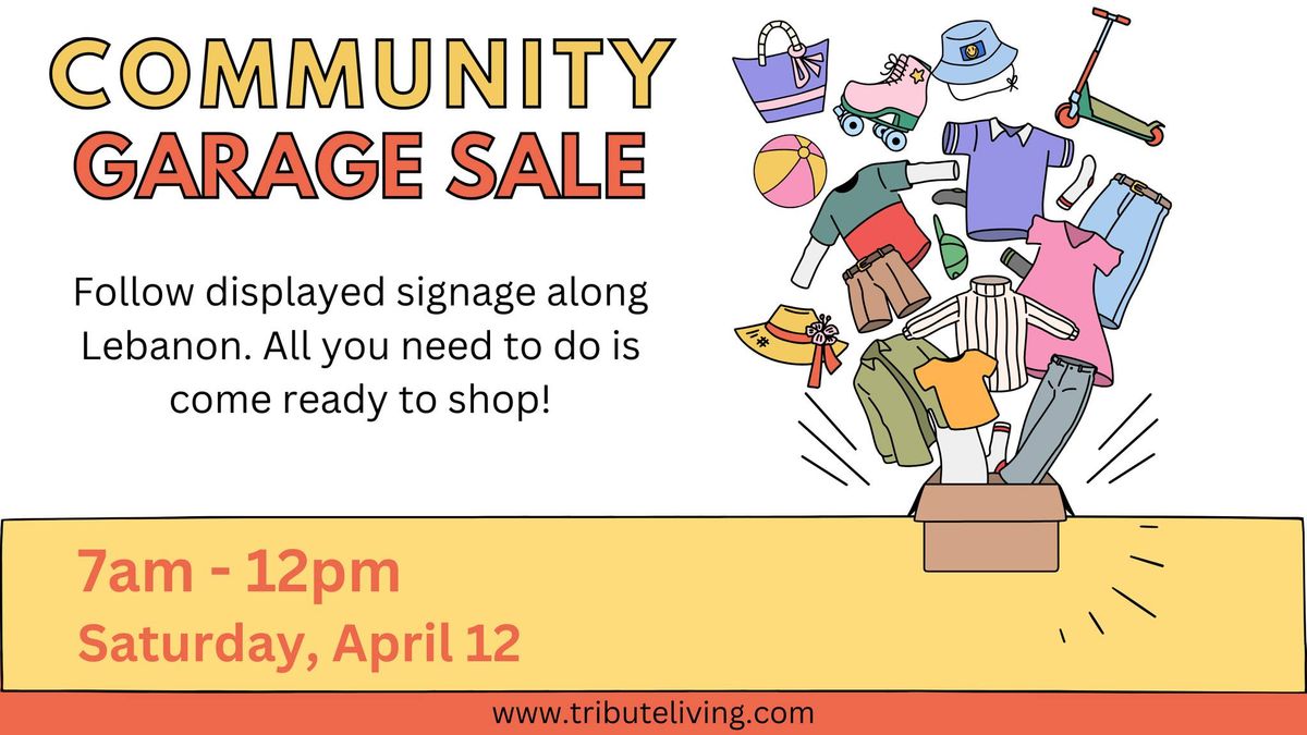 The Tribute Community Garage Sale