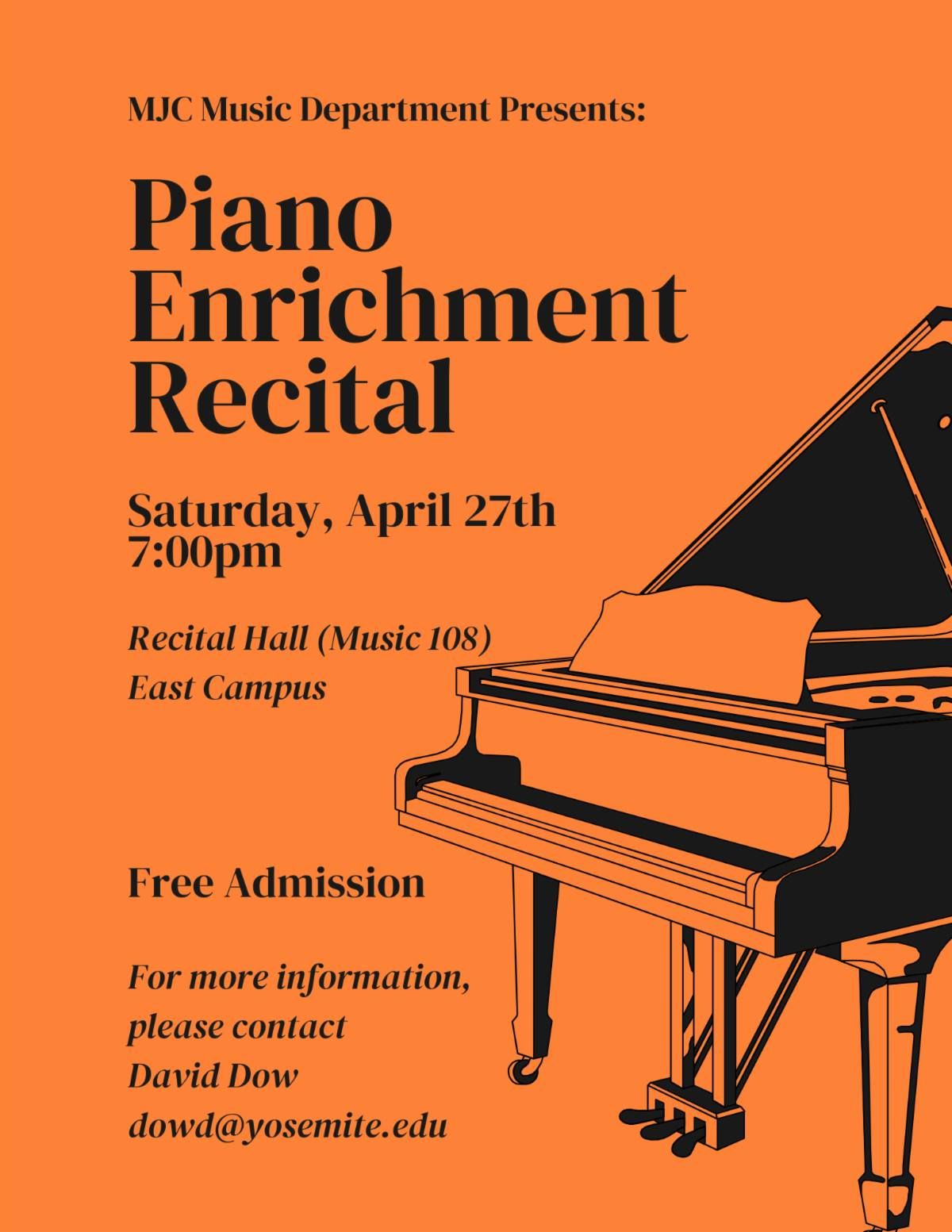 Piano Enrichment Recital