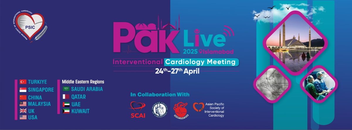 Pak Live 2025 | Interventional Cardiology Meeting