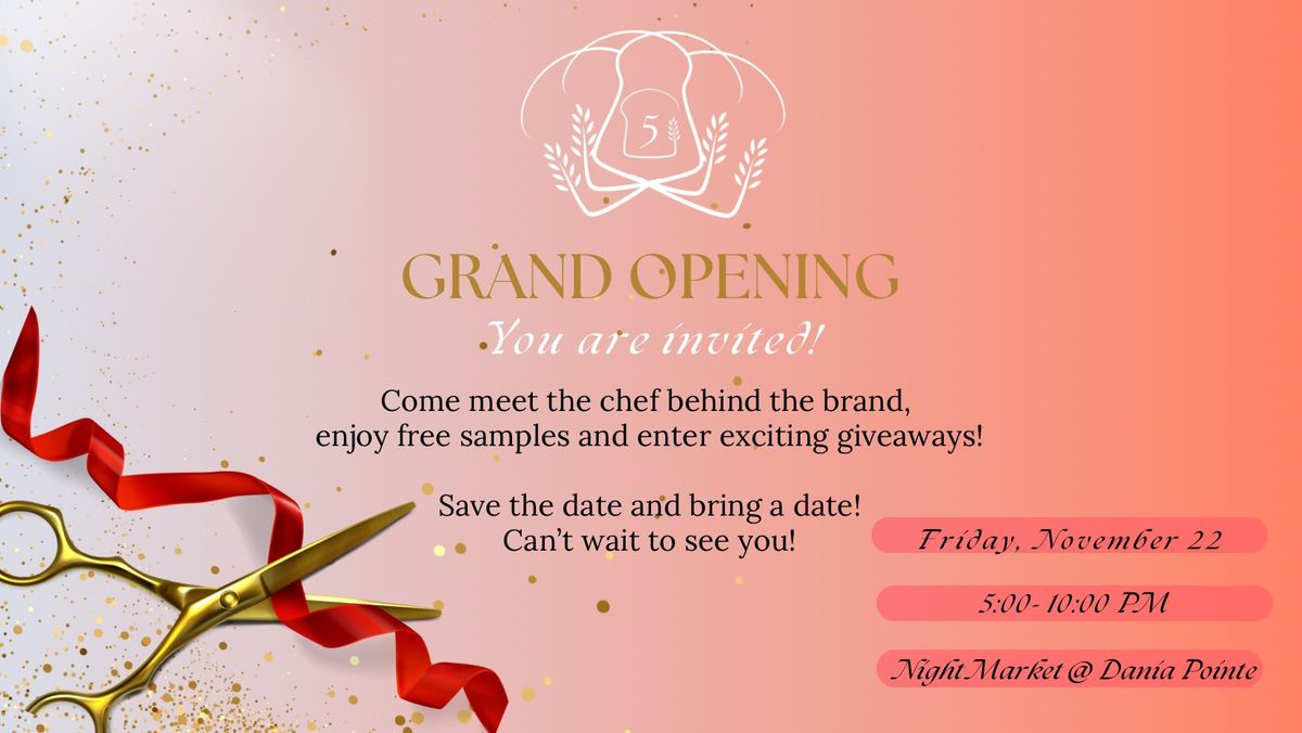 Grand Opening Event - My 5 Loaves