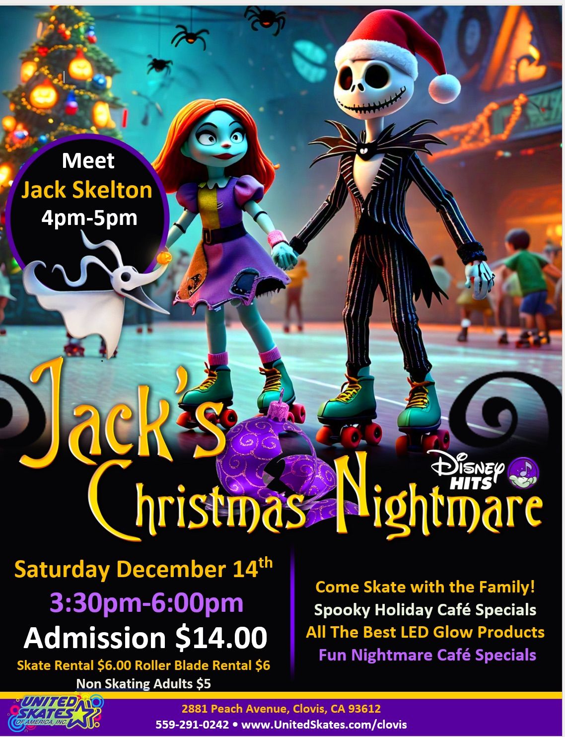 Jack\u2019s Nightmare Before Christmas Skate 