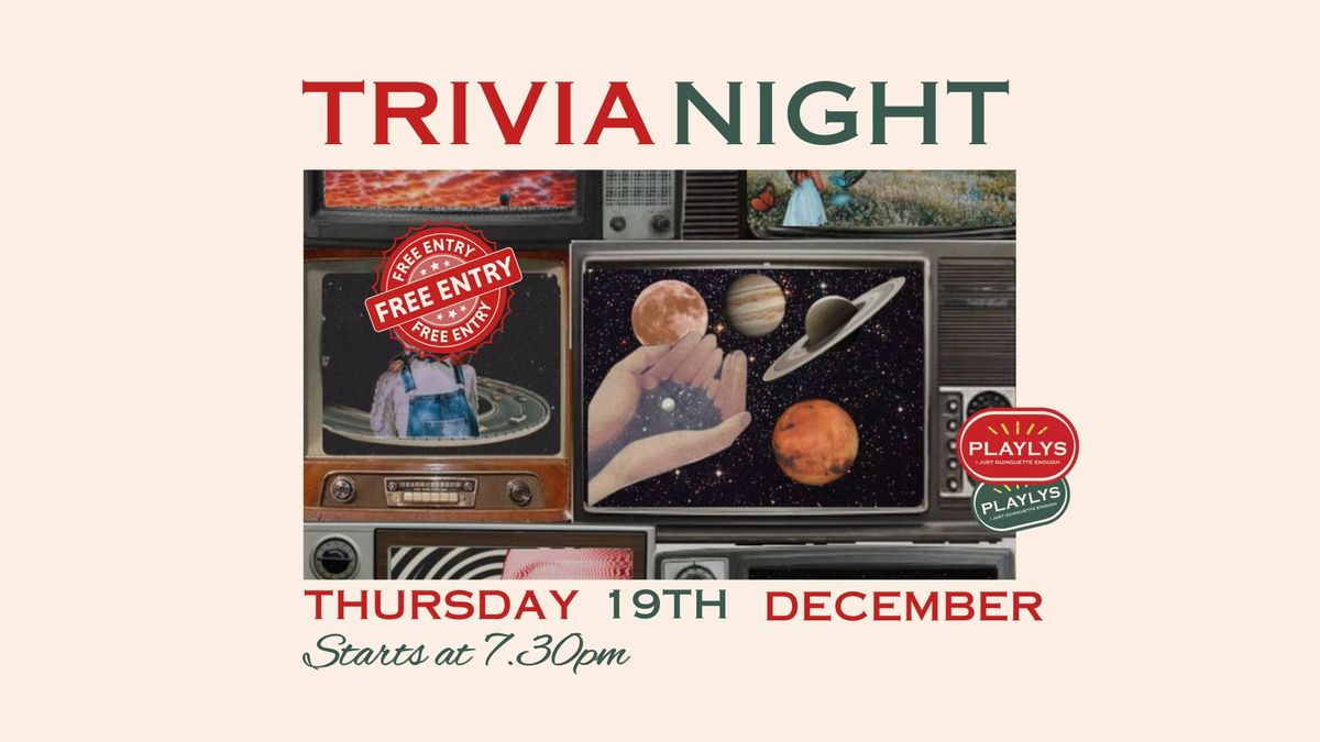 Trivia Night is back at Playlys!