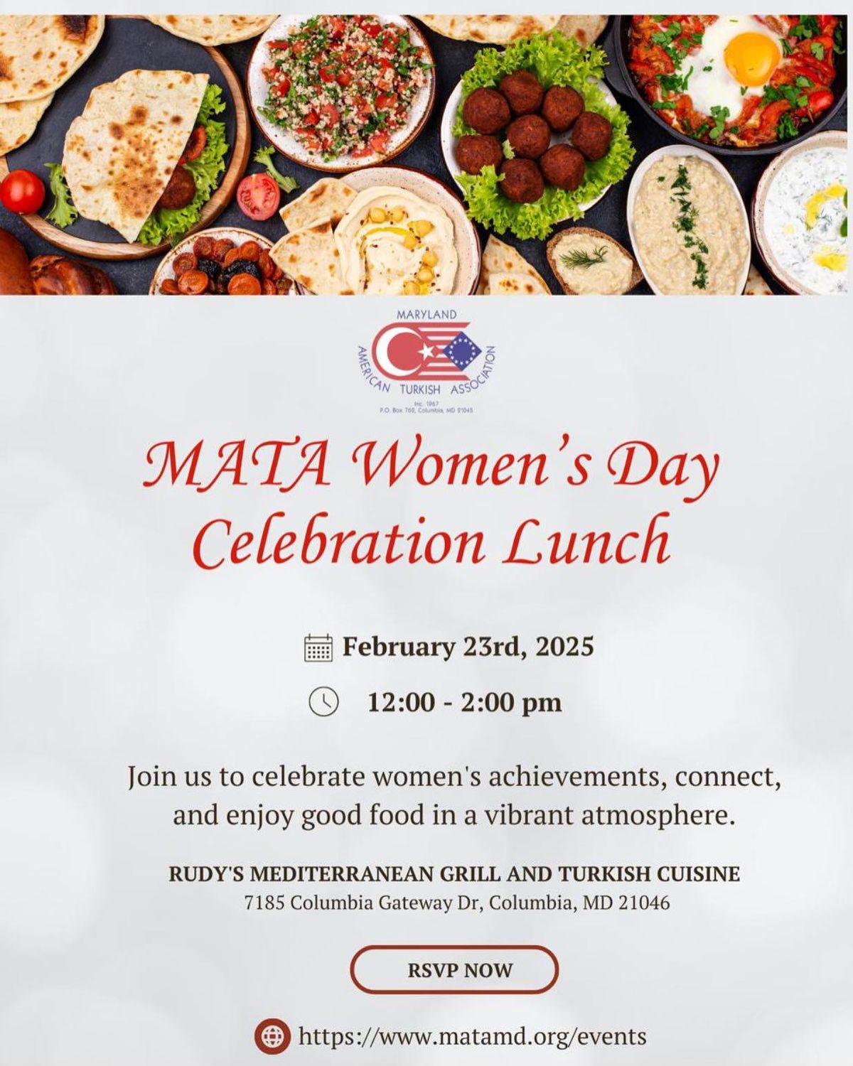 MATA Women's Day Celebration Lunch