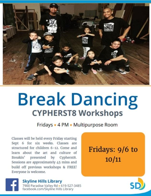 Break Dancing classes