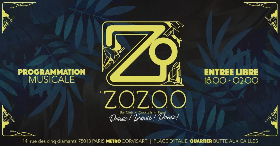 Zozoo Bar paris w\/Mathilde Rocaboy