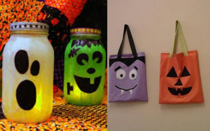 Halloween Kids Craft Session - Make Your Own Halloween Tote Bag and Glow Lantern