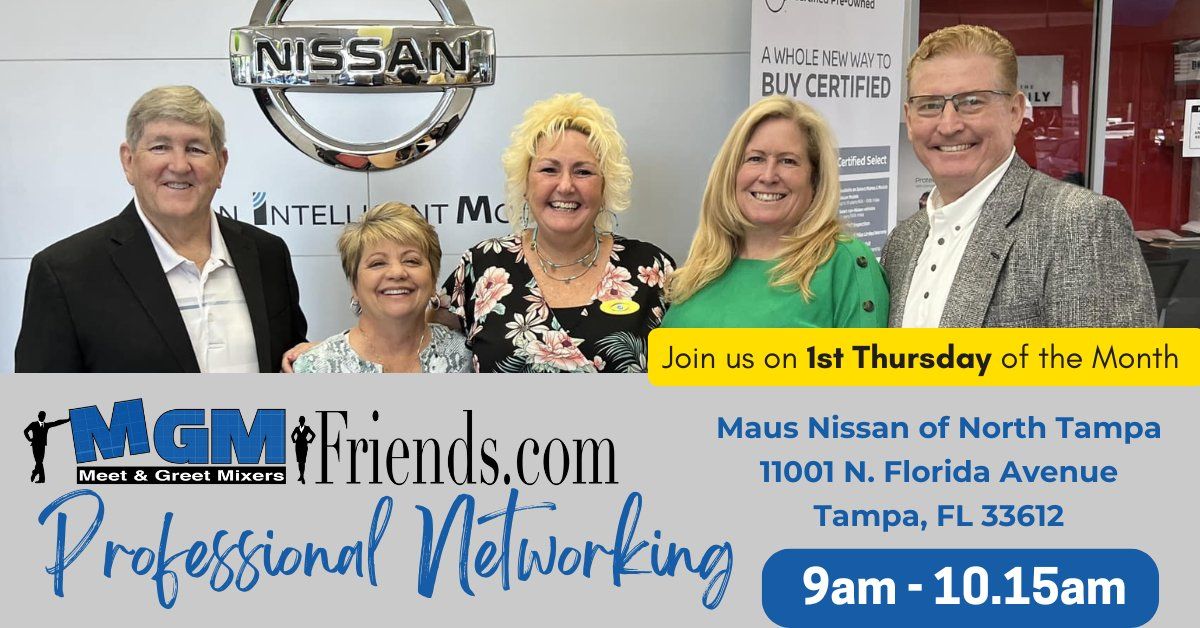 MGM Friends Networking Event at Maus Nissan of Tampa